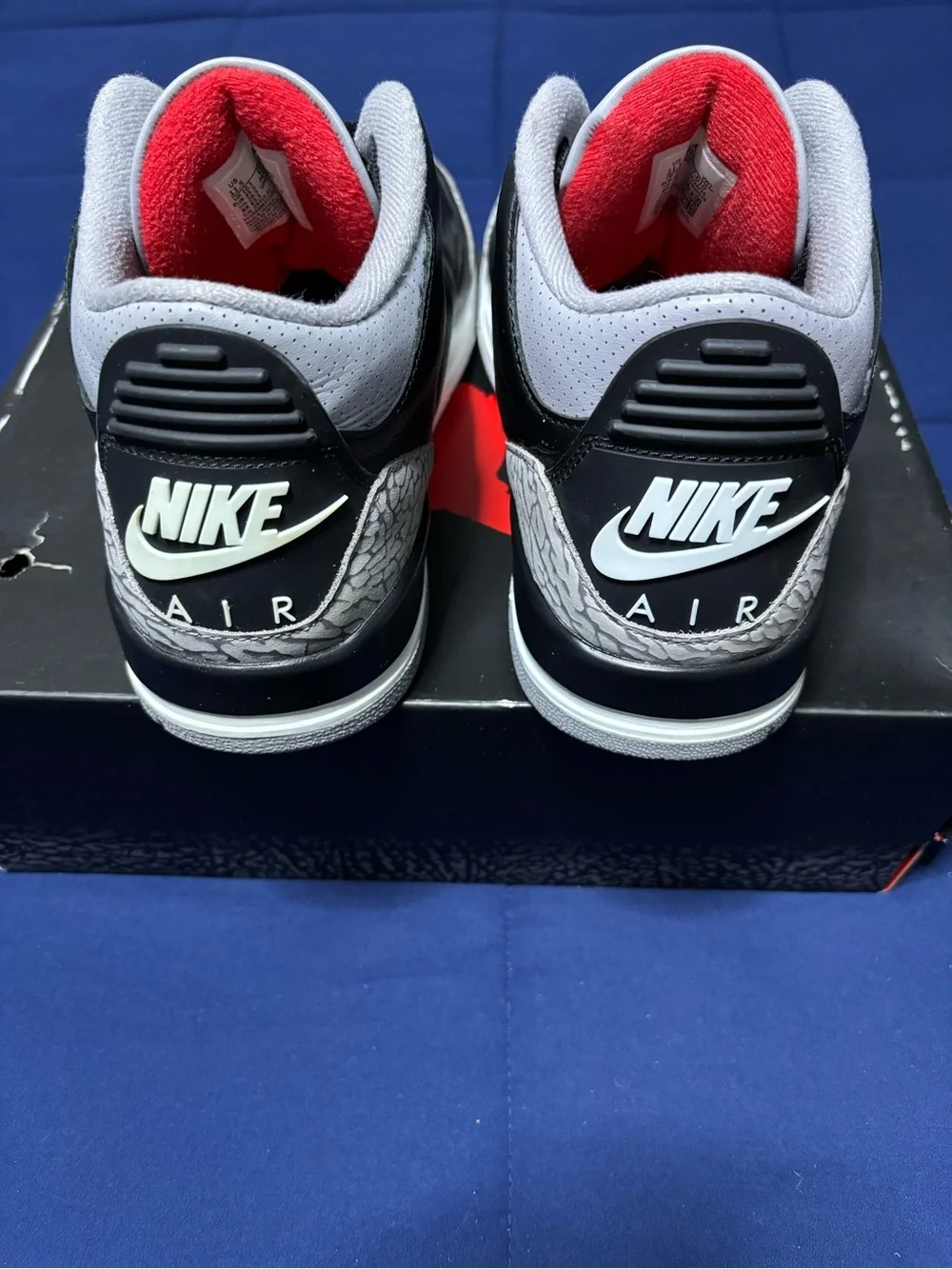 Jordan 3 Retro OG Black Cement 2024 Size 11.5